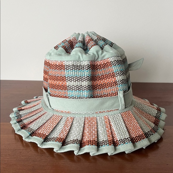 Lorna Murra Other - Lorna Murray Australia Lake Como Child's Hat – Green/Brown Plaid